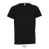 SPORTY Dziecięcy T-Shirt Czarny / Czarny opal S01166-BK-3XL  thumbnail