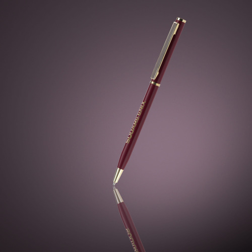 Metalowy długopis Slim Czerwony LT87060-N0021 (2)