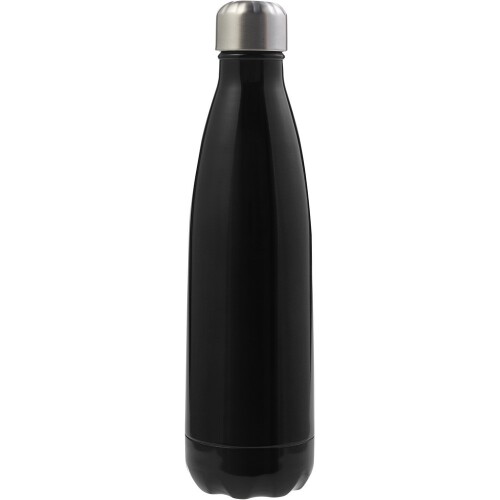 Butelka sportowa 500 ml, termos czarny V0654-03 