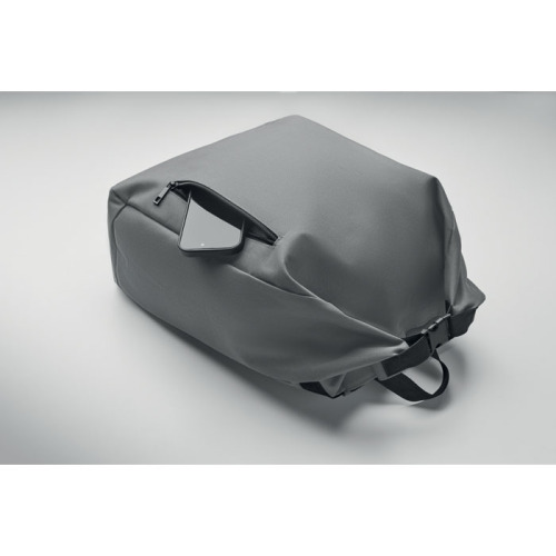 Plecak na laptopa 15'' rolltop Kamienny Szary MO2969-15 (4)