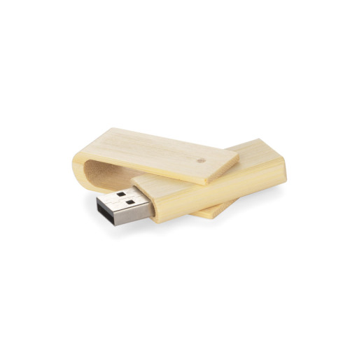 Pamięć USB bambusowa TWISTER 16 GB Brązowy 44088 (6)