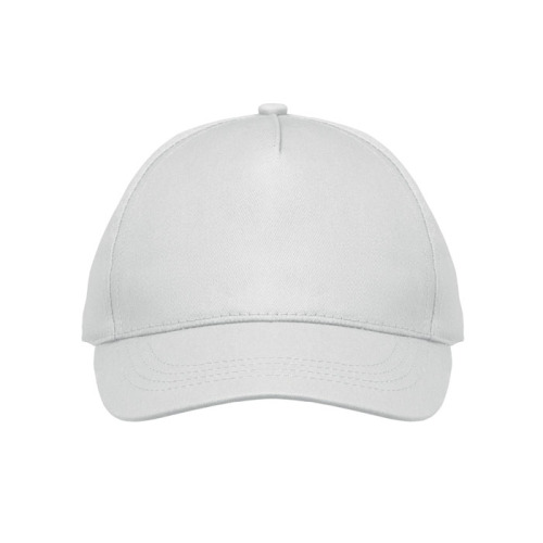 Czapka dla dzieci 5 paneli. Bialy MO2346-06 (1)