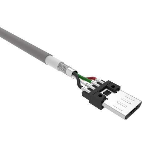 Kabel do transferu danych LK10 Typ - B Quick Charge 3.0 biały EG 818006 (2)