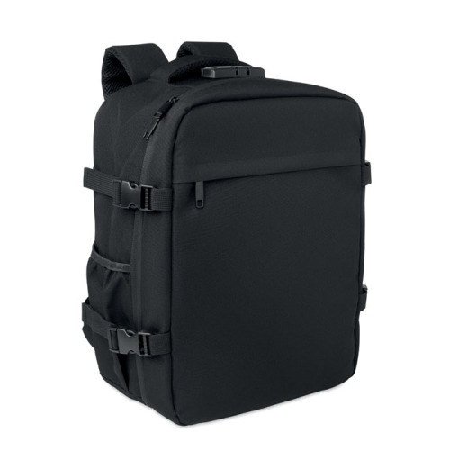 Plecak RPET 20L 15" z zamkiem Czarny MO3137-03 