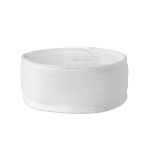 Regulowana opaska z mikrofibry Bialy MO3159-06 