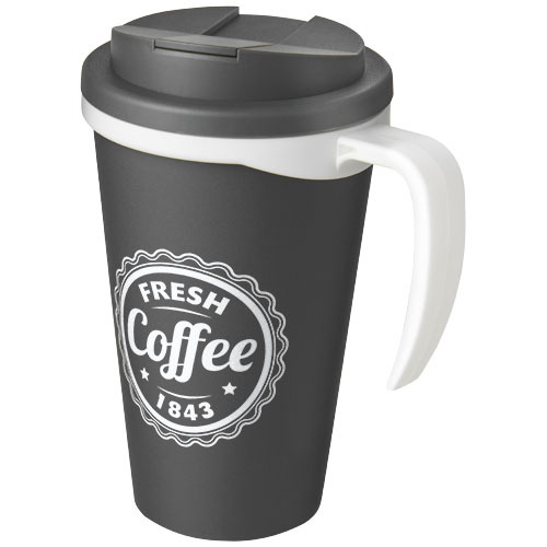 Americano® Grande 350 ml mug with spill-proof lid Szary 21042114 (1)