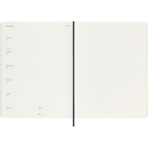 Kalendarz MOLESKINE Ciemnoniebieski VM493-27/2027 (5)