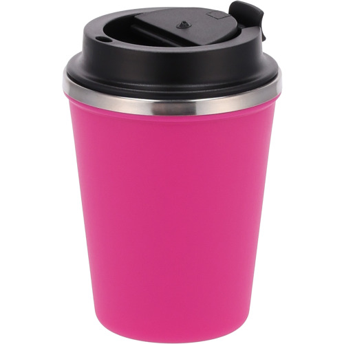 Kubek termiczny 350 ml z powłoką z recyklingu METODY Różowy 8496211 (4)