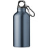Aluminiowa butelka na wodę Oregon z karabińczykiem o pojemności 400 ml Gun metal 10000203 (3) thumbnail