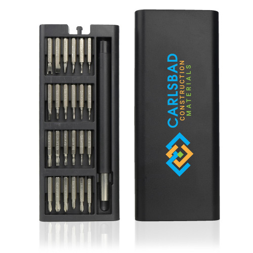 Śrubokręt, 24 końcówki | Charlotte Czarny V0074-03 (7)