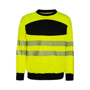 Bluza Robocza Hi-Vis Oddychająca - Signal Orange & Black