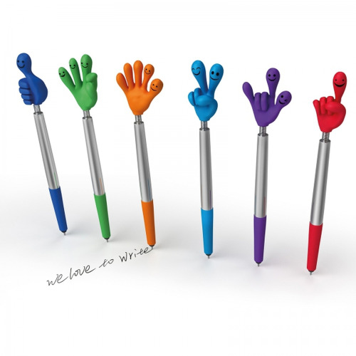 Długopis plastikowy touch pen Smile Hand CrisMa KARINA Turkusowy 1341514 (7)