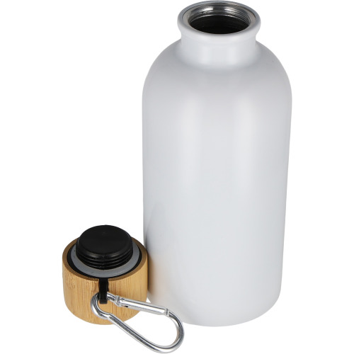 Butelka metalowa 400 ml MARILYN Biały 8497206 (4)