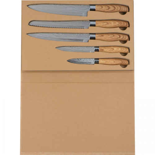 Zestaw noży kuchennych MILES Szary 8057307 (8)