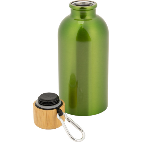 Butelka metalowa 400 ml MARILYN Jasnozielony 8497229 (2)