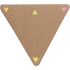 Zestaw do notatek "trójkąt", karteczki samoprzylepne brązowy V2985-16 (4) thumbnail