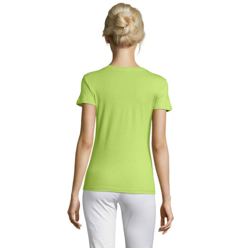 REGENT Damski T-Shirt 150g Apple Green S01825-AG-L (1)