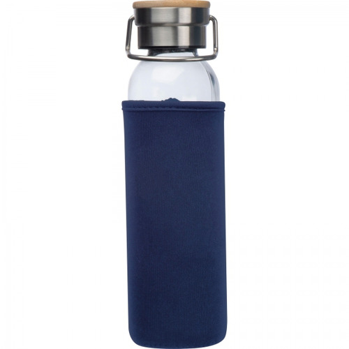 Butelka szklana z pokrowcem 600 ml RAMONA Granatowy 6318144 (3)