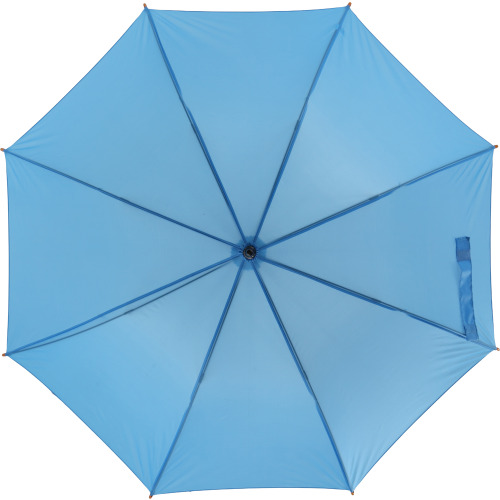 Parasol automatyczny drewniany Ø105 cm NANCY Jasnoniebieski 513124 (2)