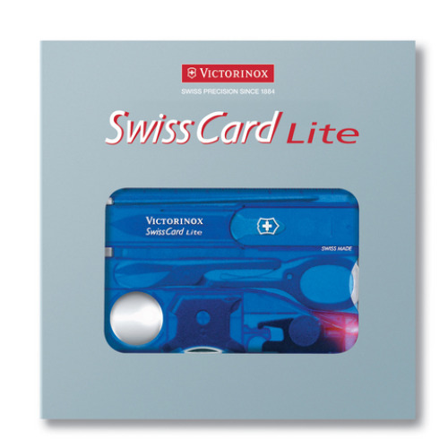 SwissCard Lite niebieski transparentny Przeźroczysty niebieski 0732264 (1)