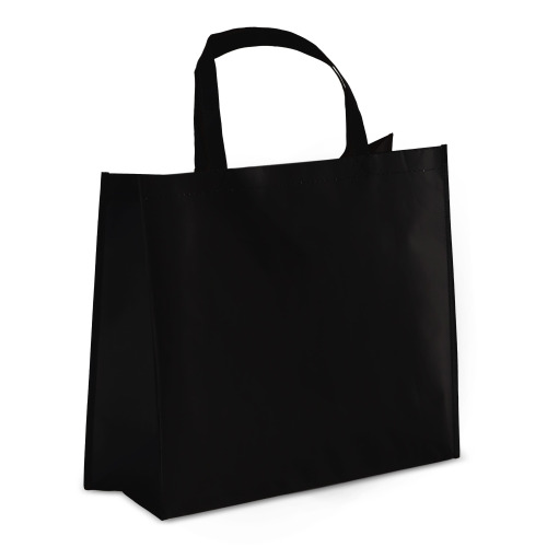 R-PET Torba transportowa laminowana włóknina 40 x 16 x 35cm 105g/m² Czarny LT91332-N0002 