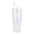 Kubek Miami z uchwytem, przezroczysty, 1,2 l, R-PET Transparentny / biały LT98695-N0401 (2) thumbnail