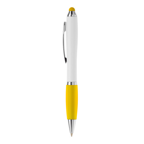 Długopis biały Hawaï stylus Biały / żółty LT80433-N0141 (1)