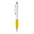 Długopis biały Hawaï stylus Biały / żółty LT80433-N0141 (1) thumbnail