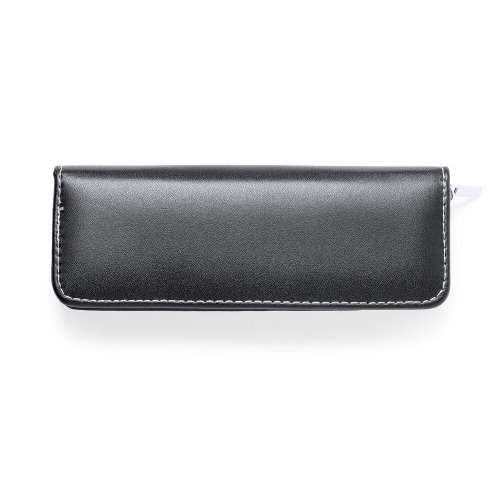 Zestaw piśmienniczy, długopis i pióro kulkowe Czarny V9354/A-03 (5)