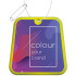 RFX™ reflective odblaskowa zawieszka z PVC, trapez Neonowy żółty 1PR09213 (1) thumbnail