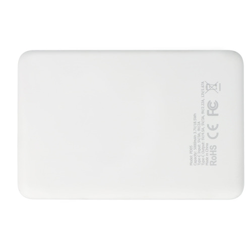 Powerbank Zenith USB-C z funkcją Power Delivery R-ABS 5000 mAh Biały LT95511-N0001 (2)