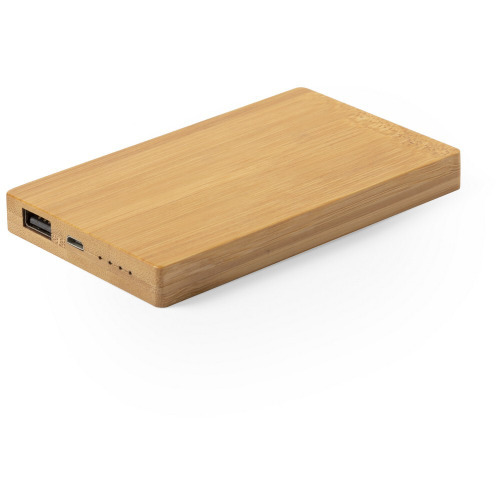 Bambusowy power bank 5000 mAh Brązowy V0355-16 