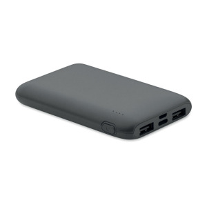 Power bank 5000 mAh Kamienny Szary