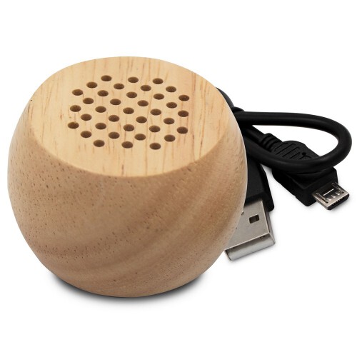 Drewniany głośnik bezprzewodowy 3W drewno V0196-17 (1)