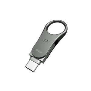 Pendrive z wejściem USB typu C Mobile C80, 64GB 3.2 Silicon Power