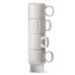 Sagaform Coffee & More Kubek do espresso 4 szt. 100ml Biały LT52204-N0001  thumbnail