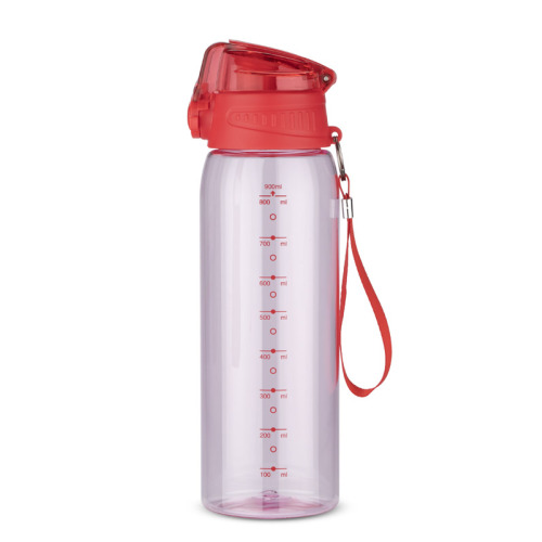 Bidon z miarką 900 ml KOLTER Czerwony 16233-04 (1)