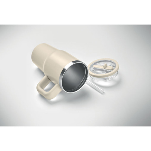 Kubek dwuścienny 500 ml Bezowy MO3170-13 (3)
