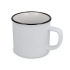 Kubek ceramiczny w stylu emalii 280ml Biały LT51111-N0001  thumbnail
