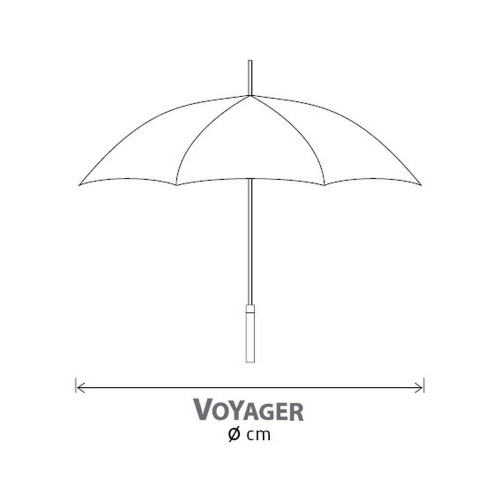 Odwracalny parasol manualny, rączka C Granatowy V8987-04 (2)