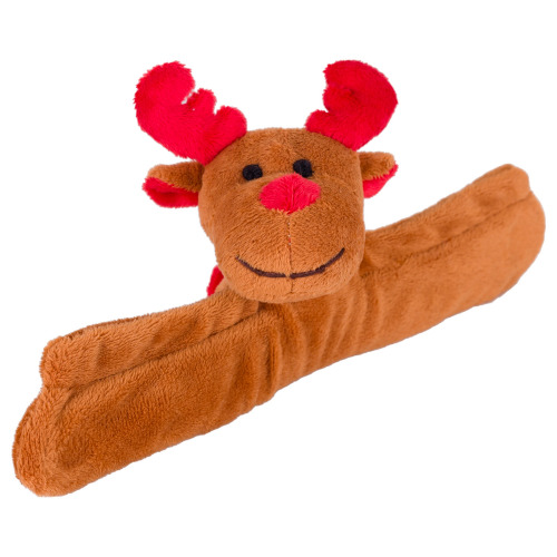Jolly, pluszowa opaska zwijana renifer Brązowy HE727-16 (1)