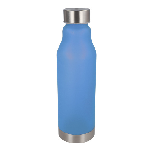 Matowa butelka R-PET 600ml Ecru / niebieski LT98824-N5411 (1)