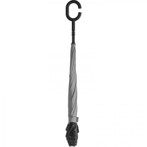 Parasol manualny odwrócony ø120 cm OLIVIA Szary 4047607 (2)