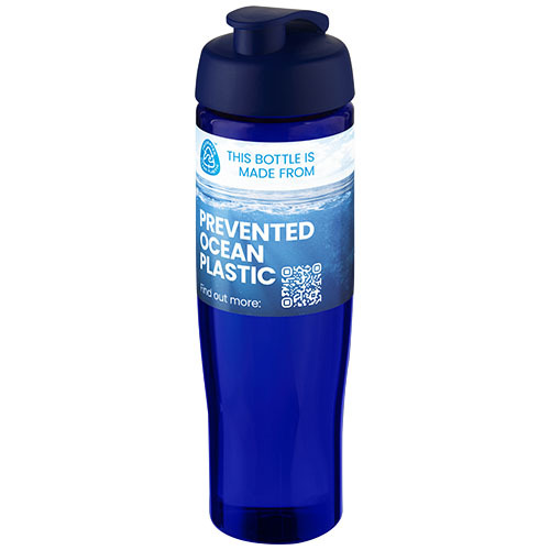 H2O Active® Eco Tempo 700 ml bidon z klapką Niebieski 21044852 (1)