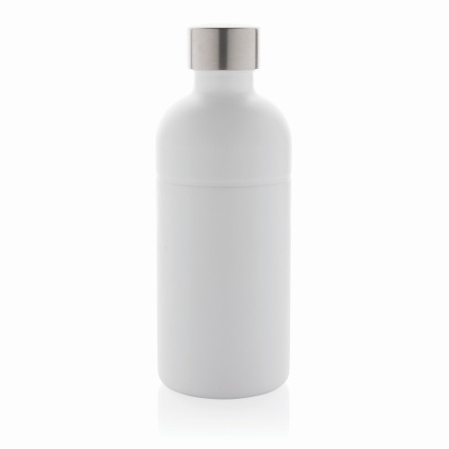 Butelka sportowa 800 ml Soda do napojów gazowanych, stal nierdzewna z recyklingu Biały P435.803 (1)