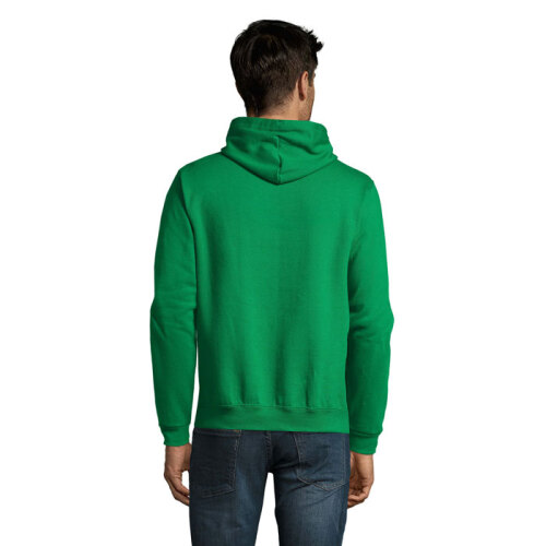 SNAKE sweter z kapturem Zielony S47101-KG-M (1)