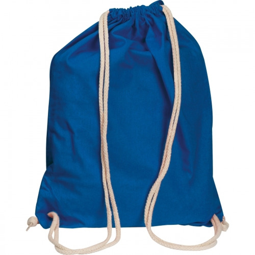 Worek sportowy bawełniany 140 g/m2 CARLSBAD Niebieski 002604 