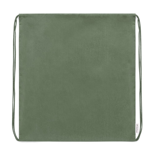 Worek ze sznurkiem z bawełny organicznej Zielony V1080-06 (1)