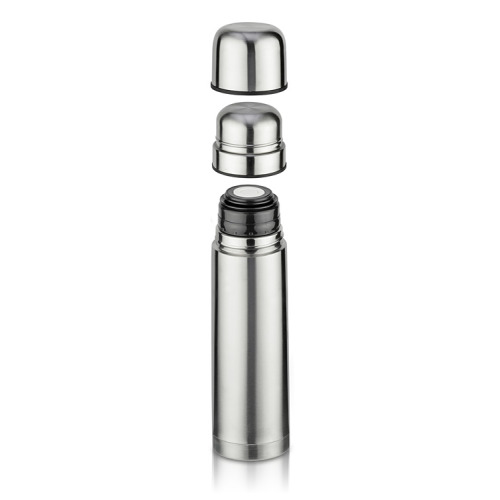 Termos z dwoma kubkami PAVO 750 ml Srebrny 17608 (2)
