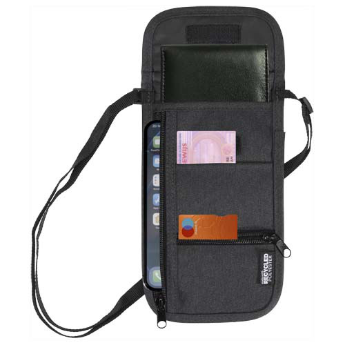 Ross inteligentna torba podróżna z certyfikatem GRS z recyklingu Melanż węglowy 13013184 (4)